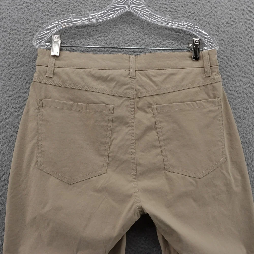 NWT Desert Dunes Performance Chino Shorts 30x8 Brown‎ Mens Flat Front Mid Rise